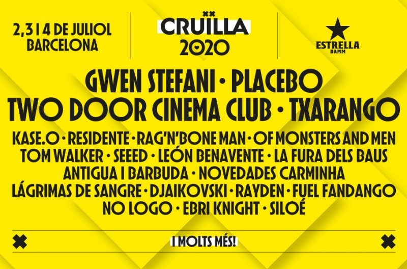 ¡Mira los nuevos confirmados del Cruïlla 2020!